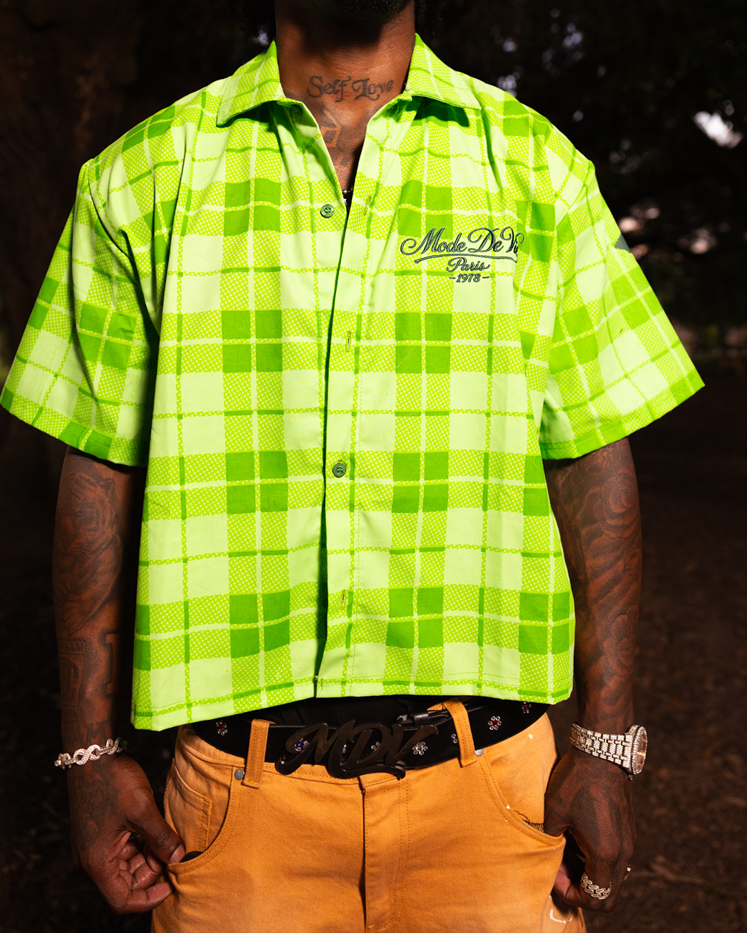 Green "FBF" Flannel